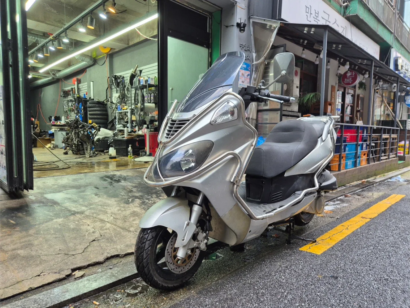 09년식 프리윙125 마실용 중고 오토바이