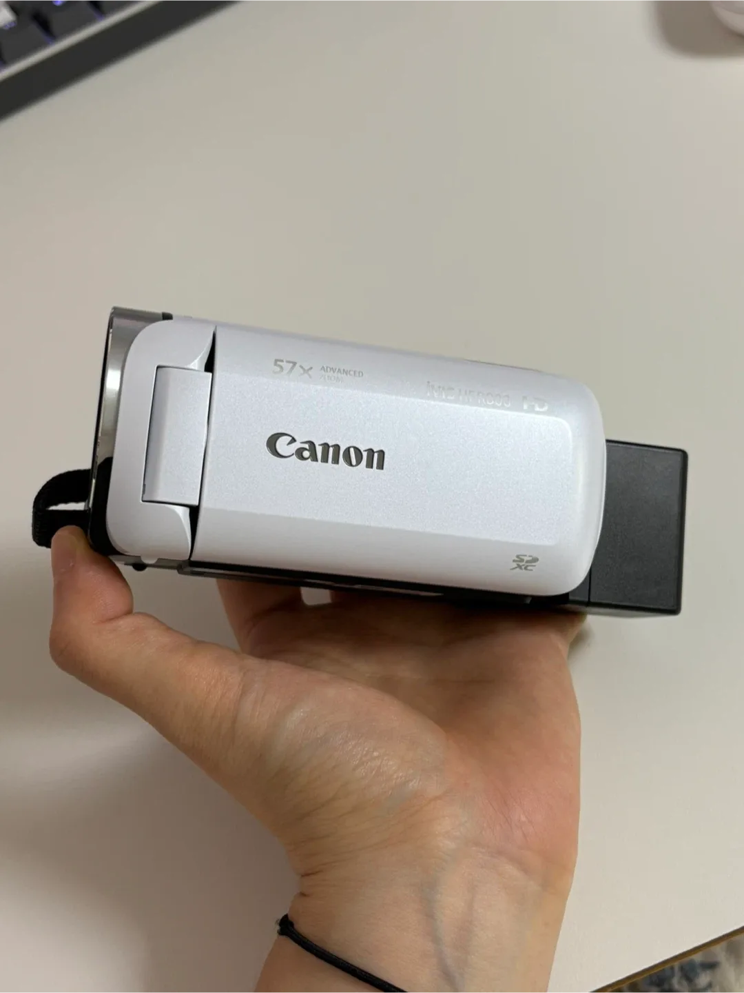 [새상품] canon ivis hf r800 (vixia 800) 화이트