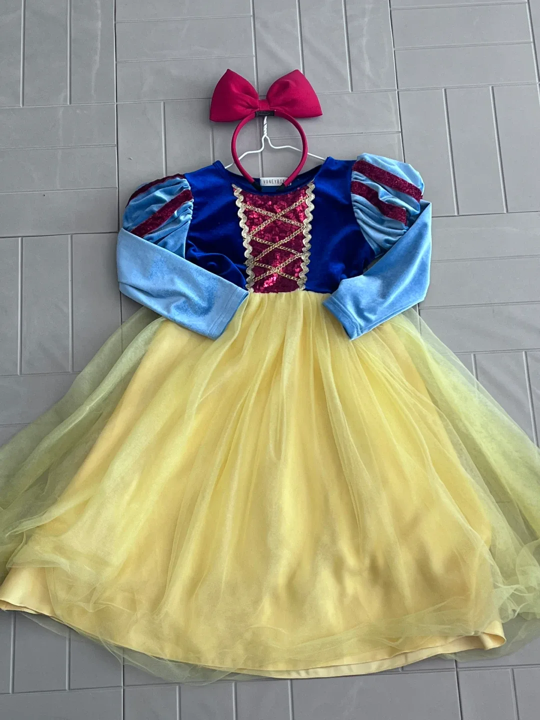 백설공주 드레스 + 머리띠