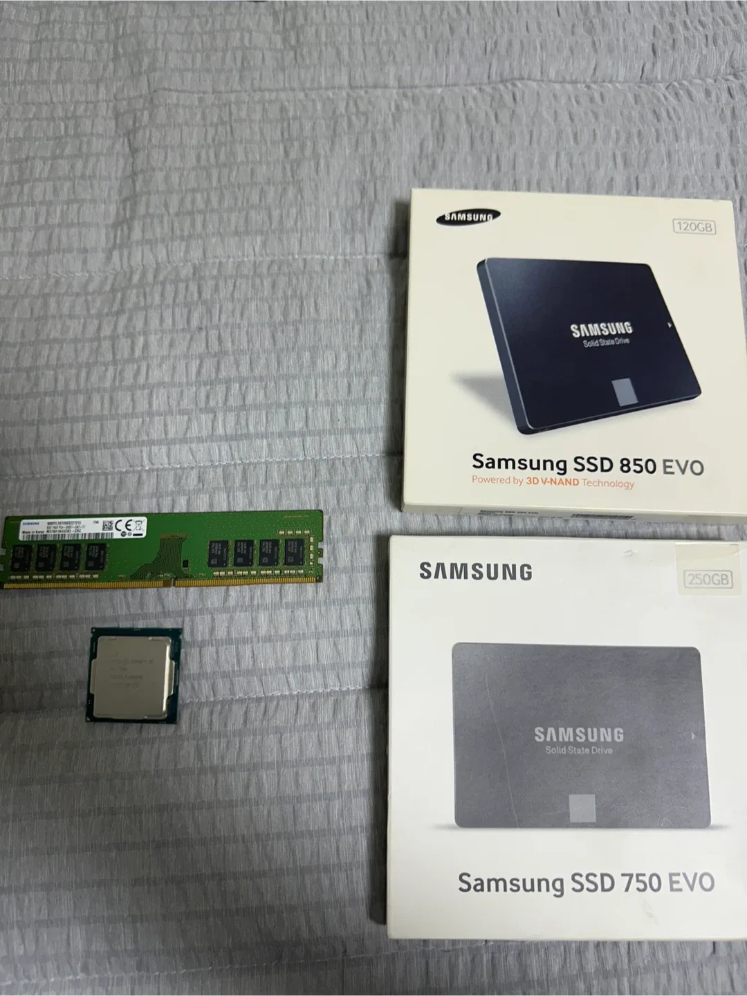 삼성 SSD 850 EVO 120GB + 750 EVO 250GB 외