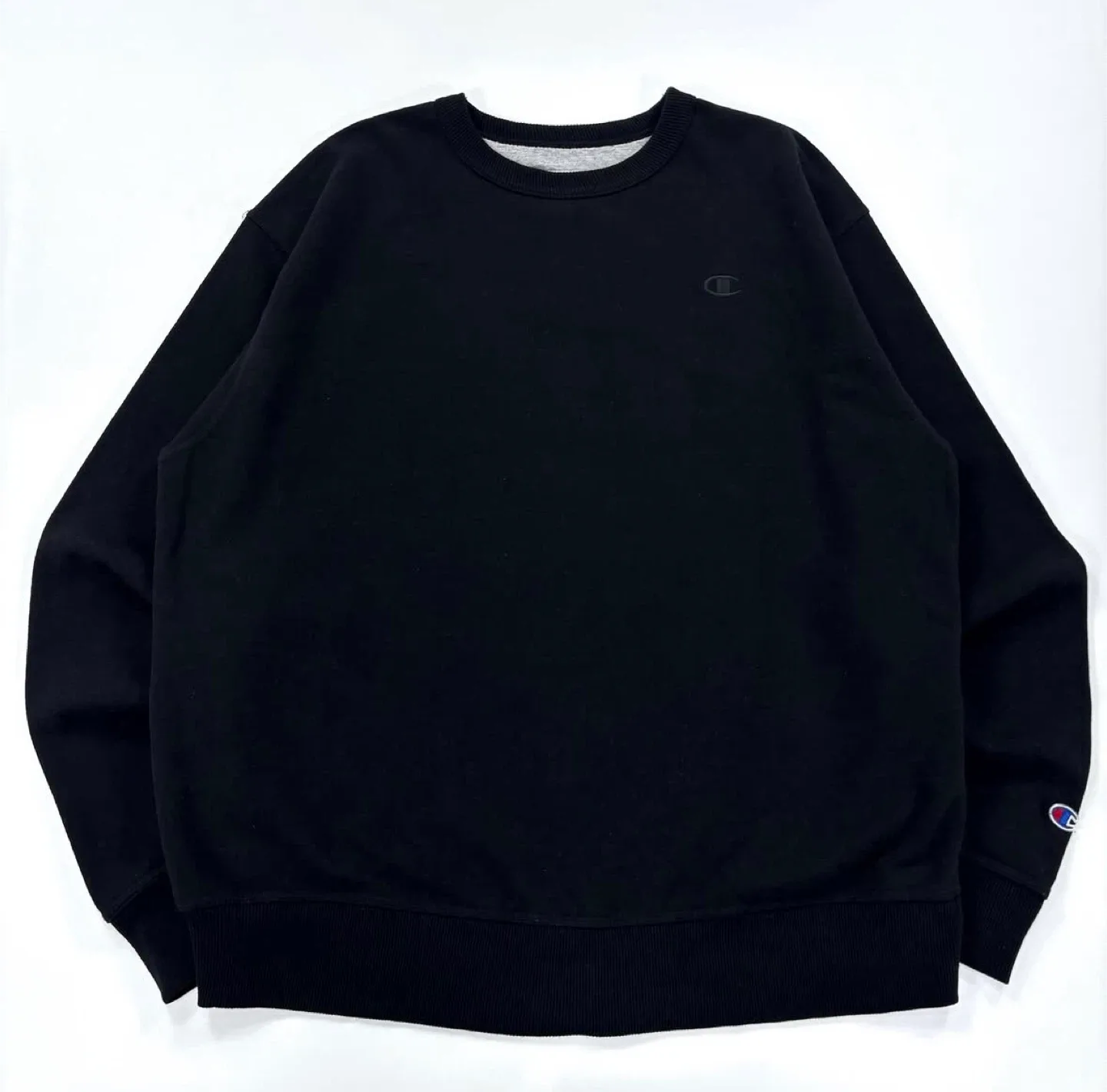 챔피온 블랙 맨투맨 L