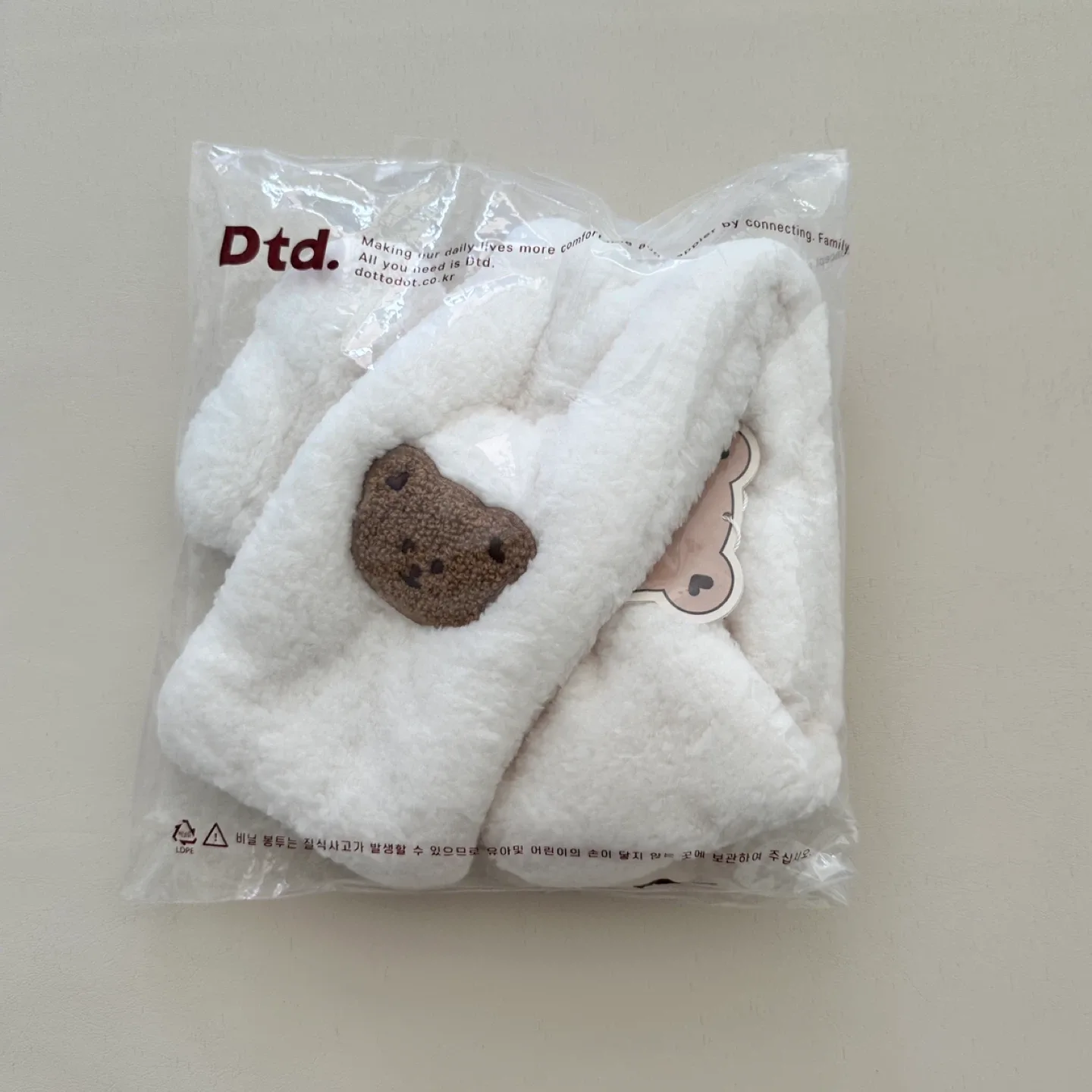 돗투돗 돗꼼 목도리 새상품