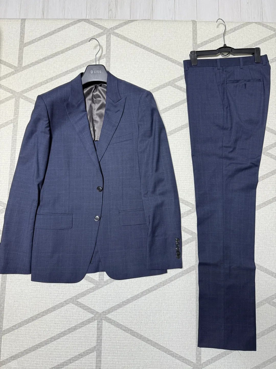 SIEG 남성 정장 네이비 103