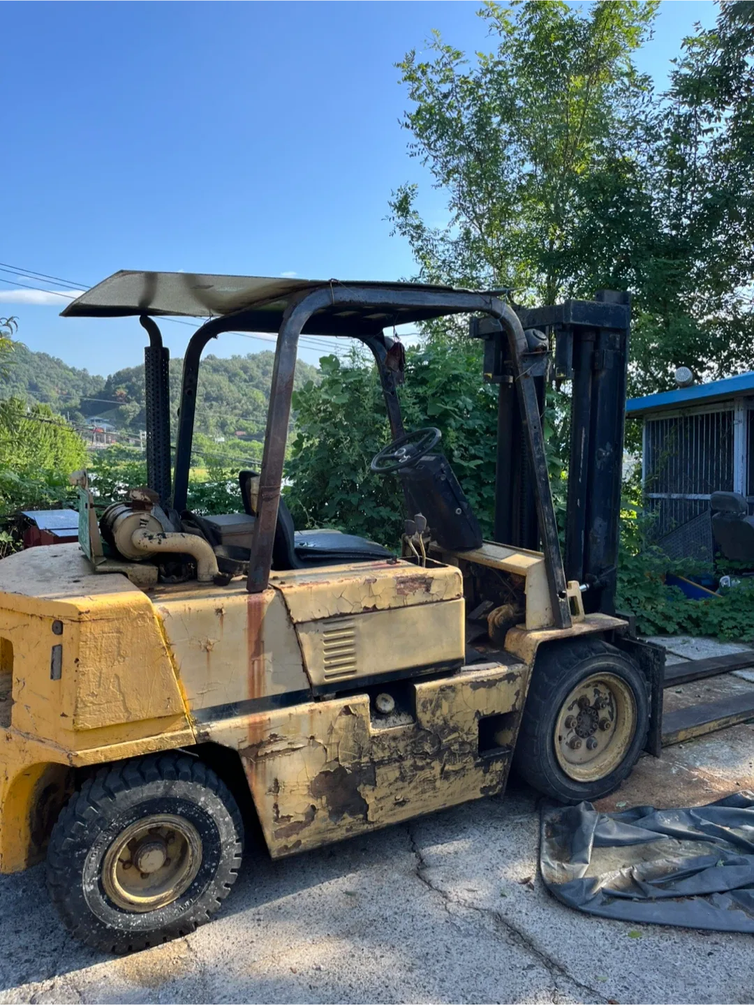 중고 대우 지게차 3.5톤