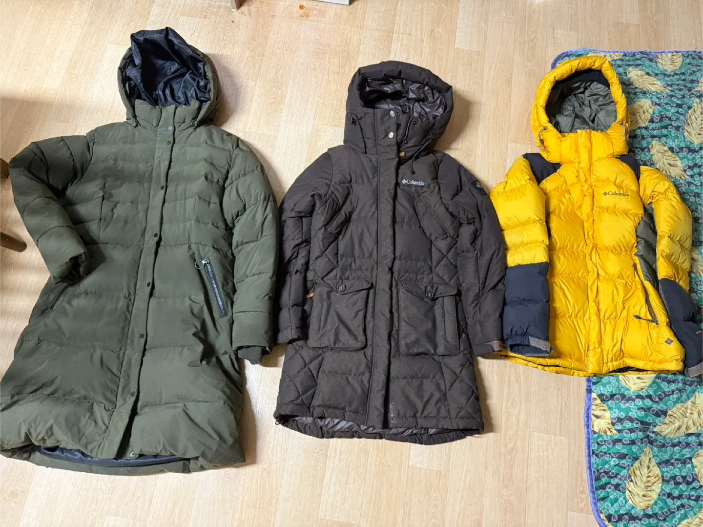 중고 - 여성 파카 3종 사이즈 사이즈 95-100 개별 판매