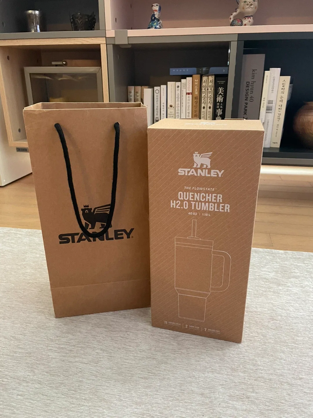 [새상품] 스탠리 퀜처 H2.0 텀블러 1.18L 블룸핑크