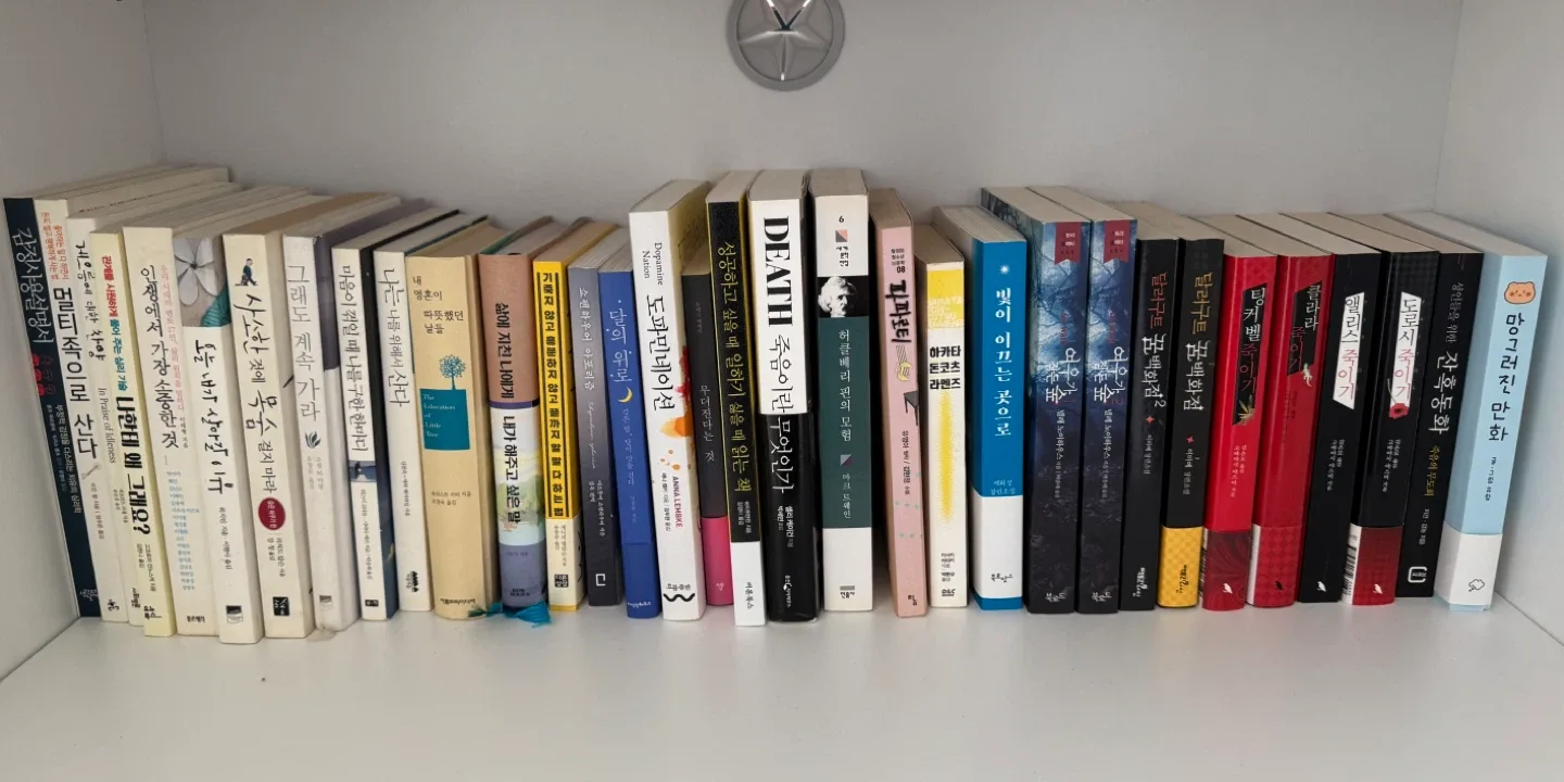다양한 중고 도서 모음