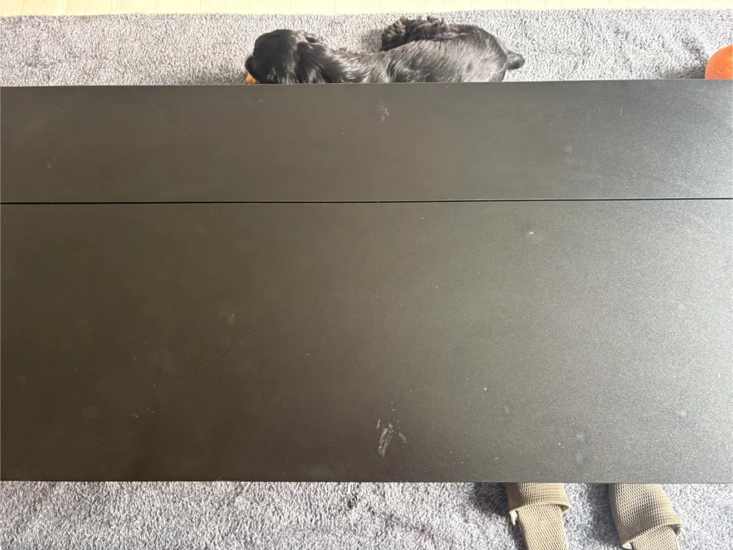 블랙 리프트 수납장