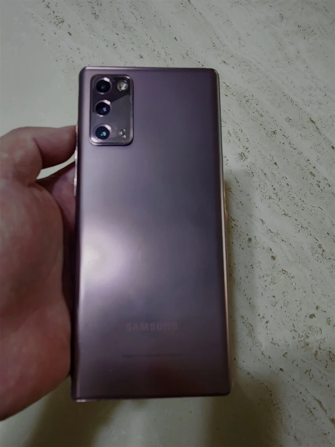 삼성 갤럭시 노트20 256GB 브론즈, 상태 우수한 S급 중고 스마트폰 판매합니다