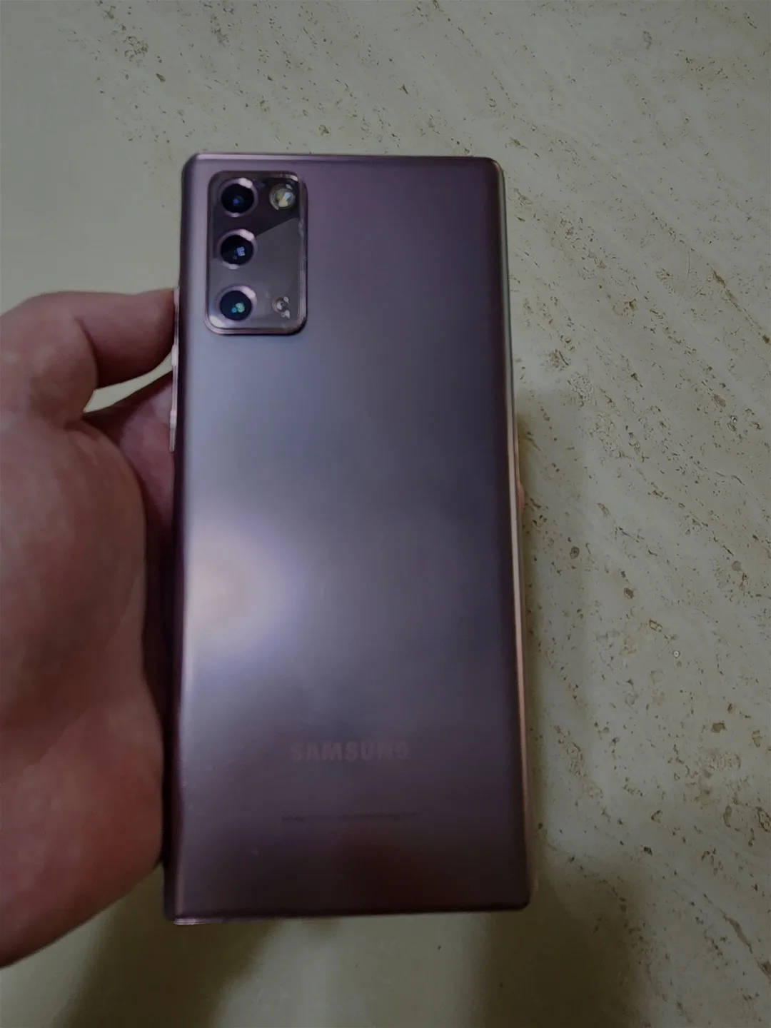 노트20 브론즈 256GB, 생활기스 거의 없는 S급 삼성 스마트폰 중고 직거래 가능