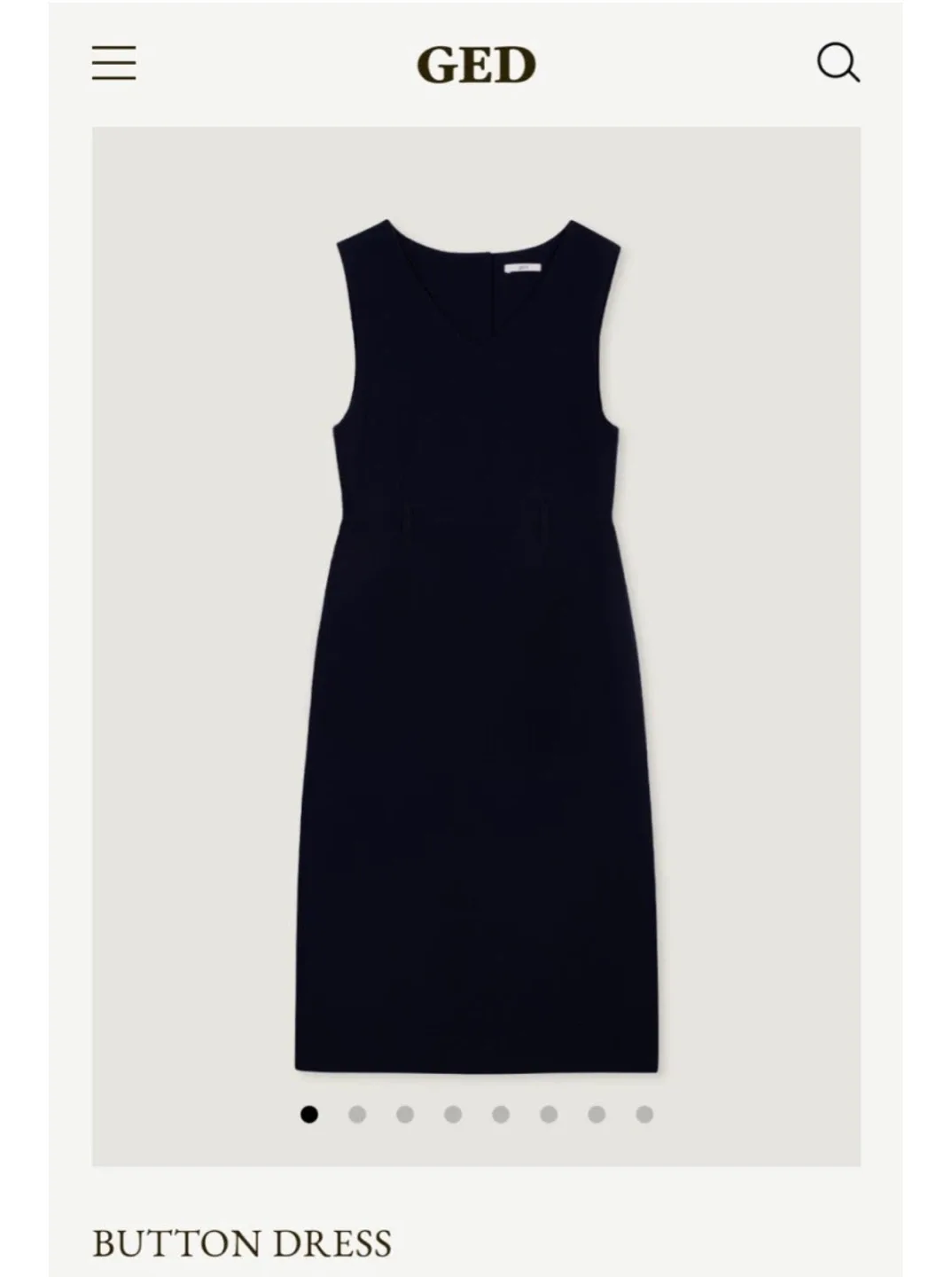 [게드]버튼원피스