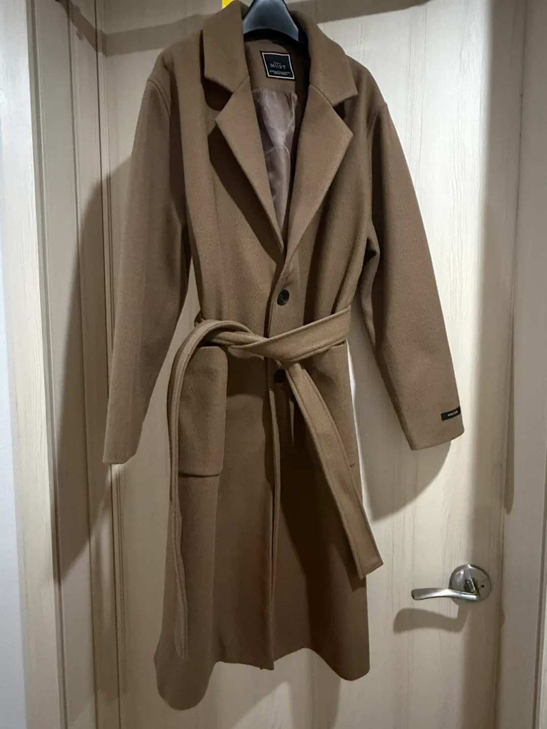 <새상품> 핸드메이드 브라운 코트