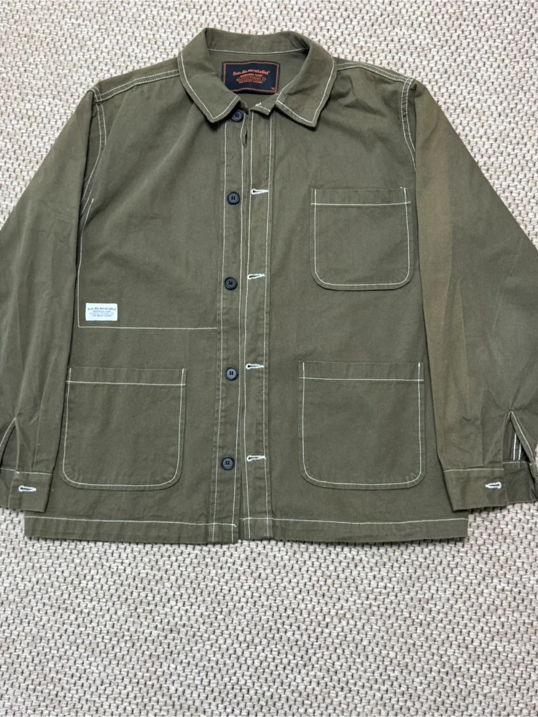 남성 자켓셔츠  100사이즈