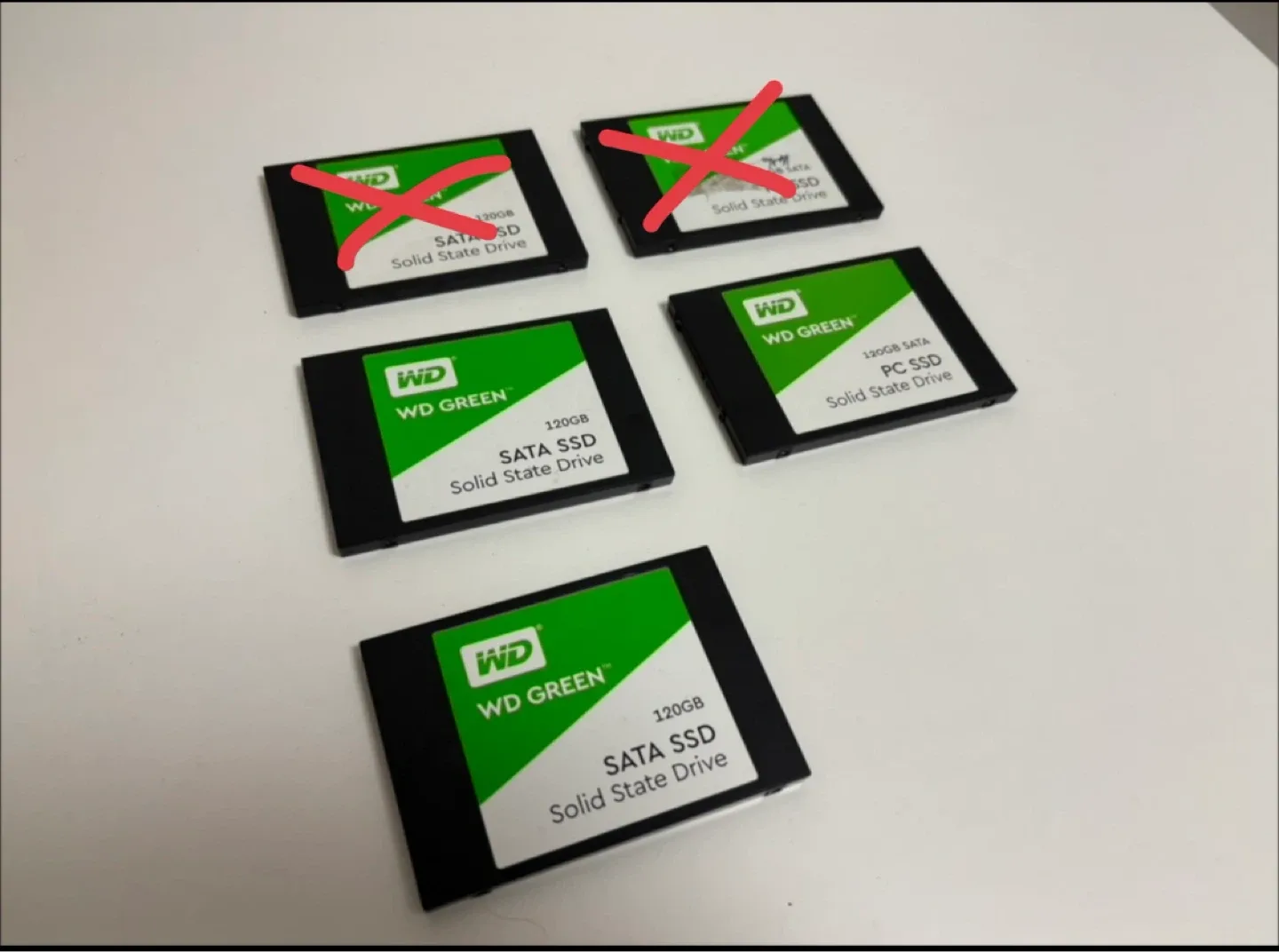 WD 120GB SSD 하드메모리 pc부품