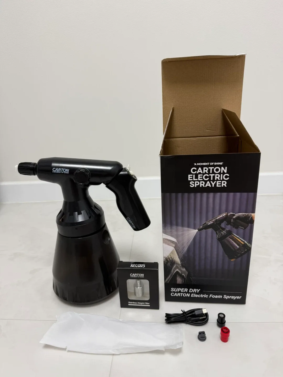 카톤 슈퍼 드라이 폼 분무기 (무게추 제외)