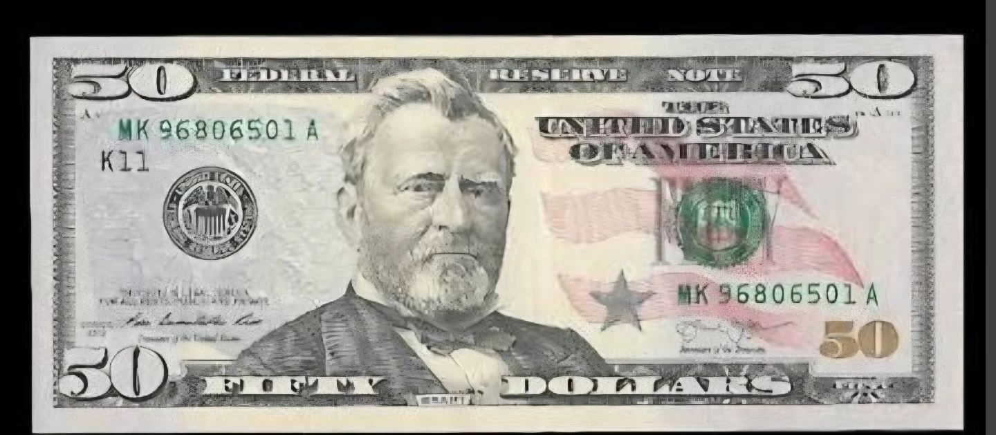 50달러 지폐 1장 판매합니다~