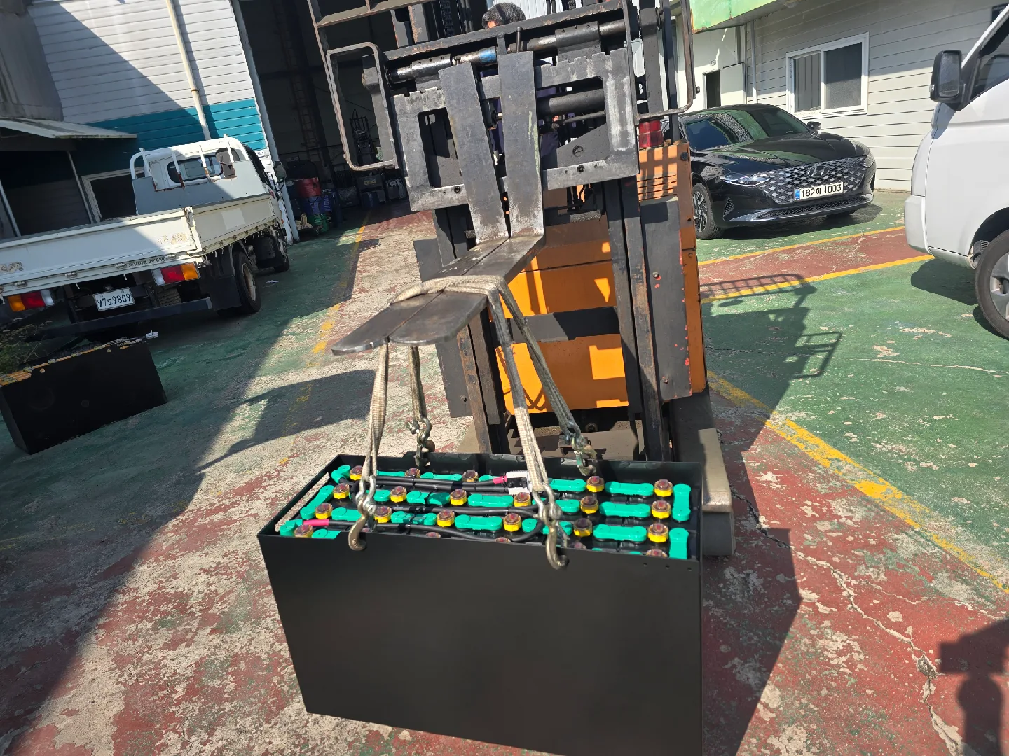 중고 재생 복원 지게차 배터리