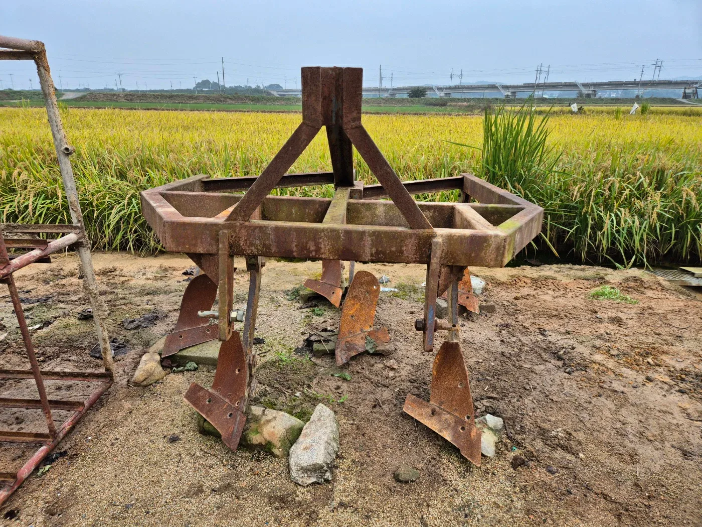 (중고)농업용 트랙터 쟁기