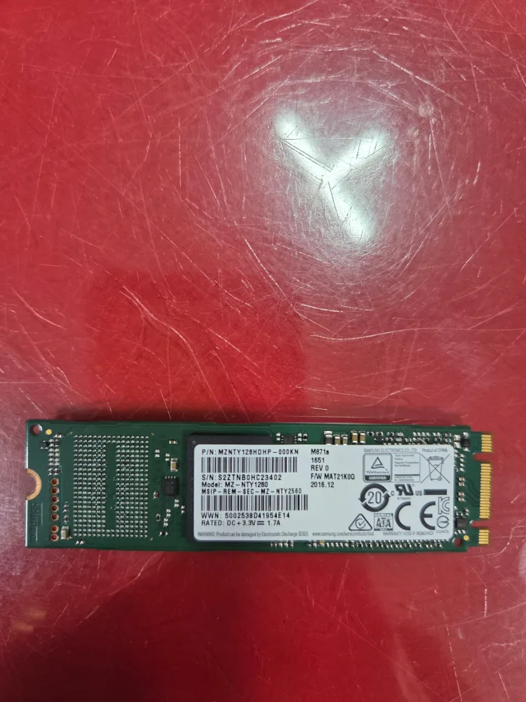 중고 삼성 128GB SSD (MZ-NTY1280)