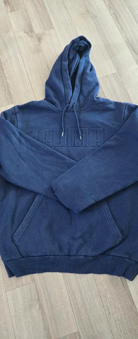 푸마 네이비 후드티 s