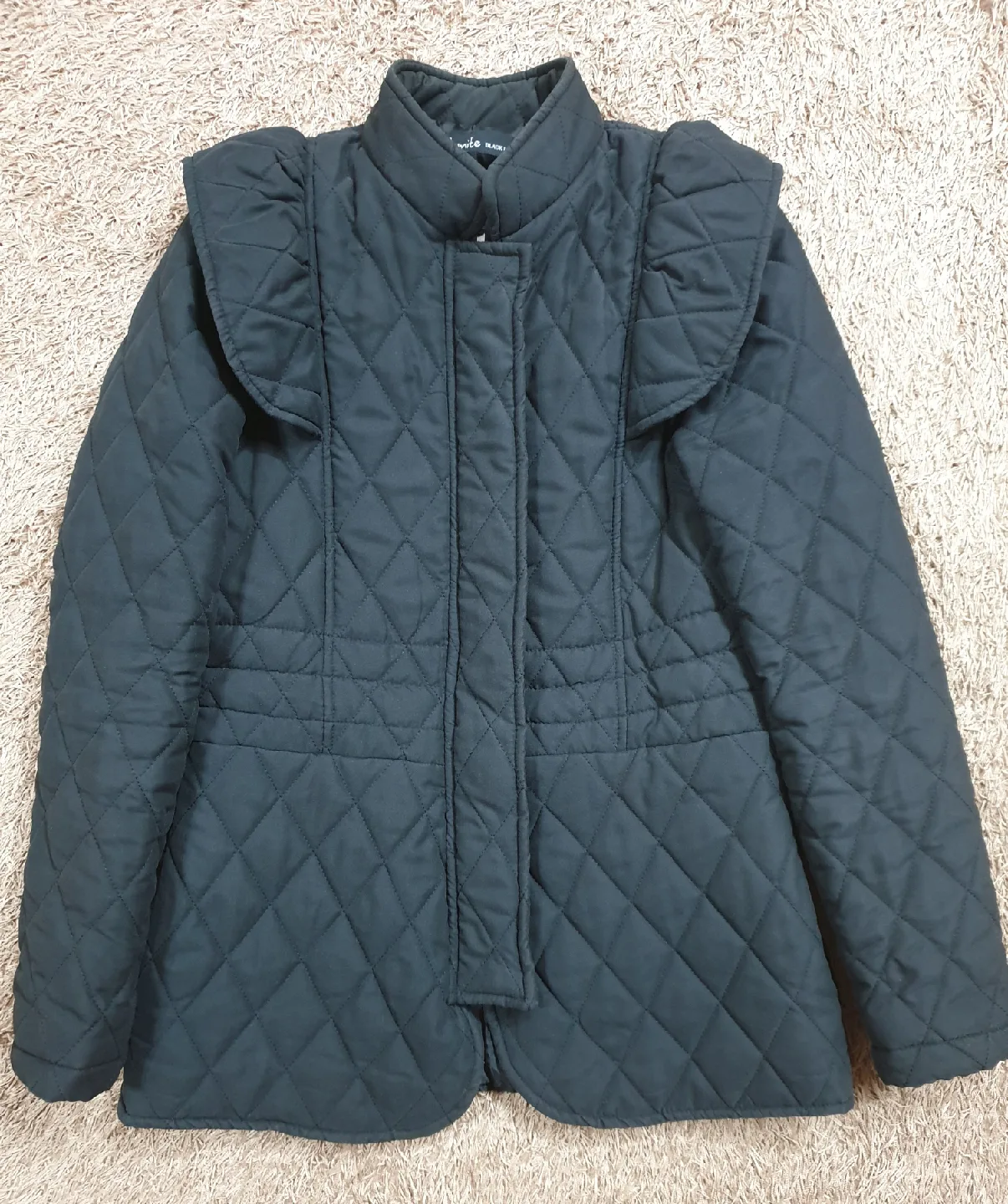 lemite 블랙 퀼팅 자켓 55