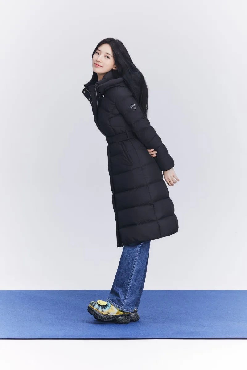 중고)게스 바디컨시어스 롱패딩 블랙 S