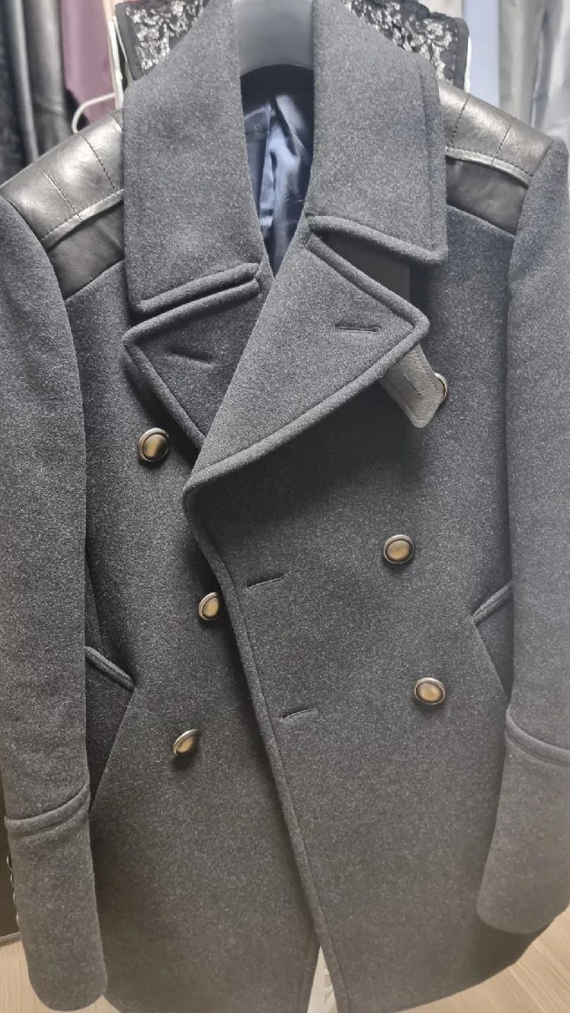 T.I FOR MEN 모직 캐시미어 남성 코트