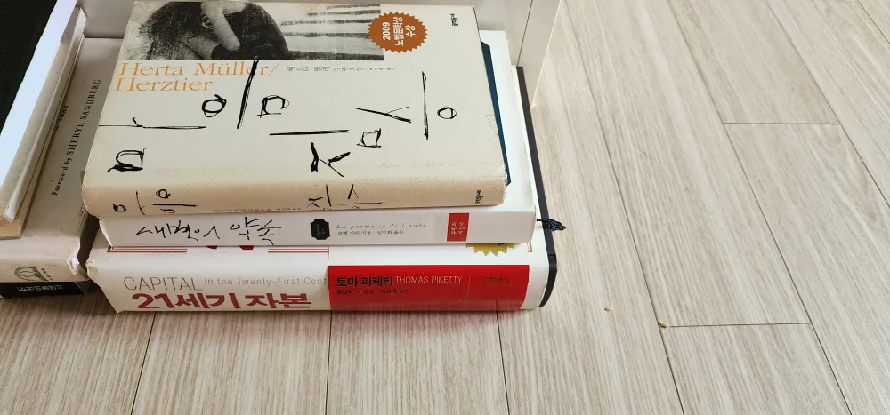 노벨문학상 마음짐승 등 - 중고 도서 3권 (소설, 경제)