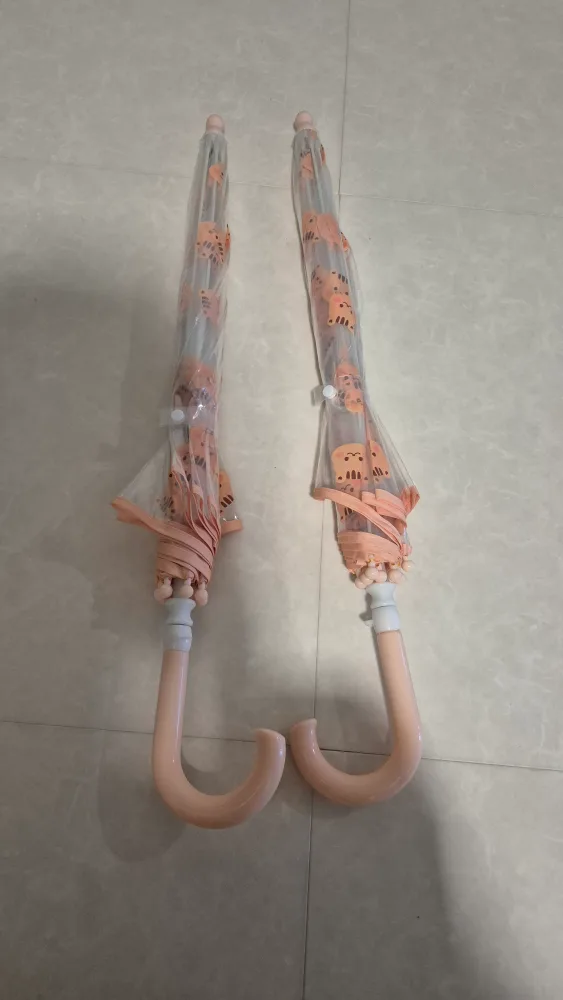 돗투돗 캐릭터 투명 아동 우산 중고