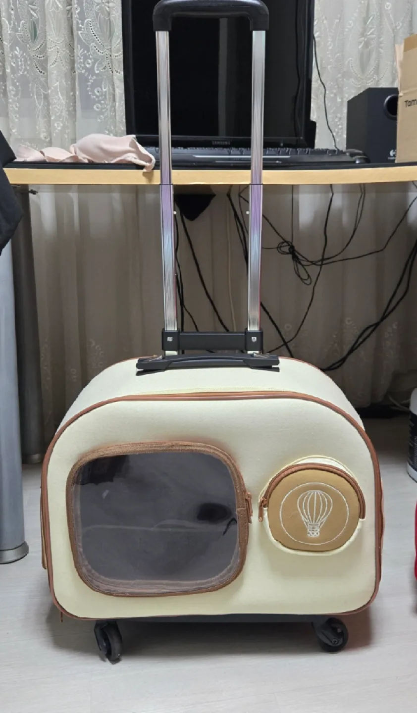 강아지 고양이 백팩+이동캐리어 (분리O)