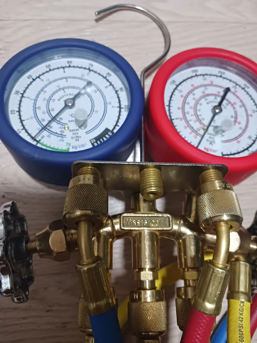 마스터쿨 냉매 압력 게이지 세트 중고 가격다운입니다