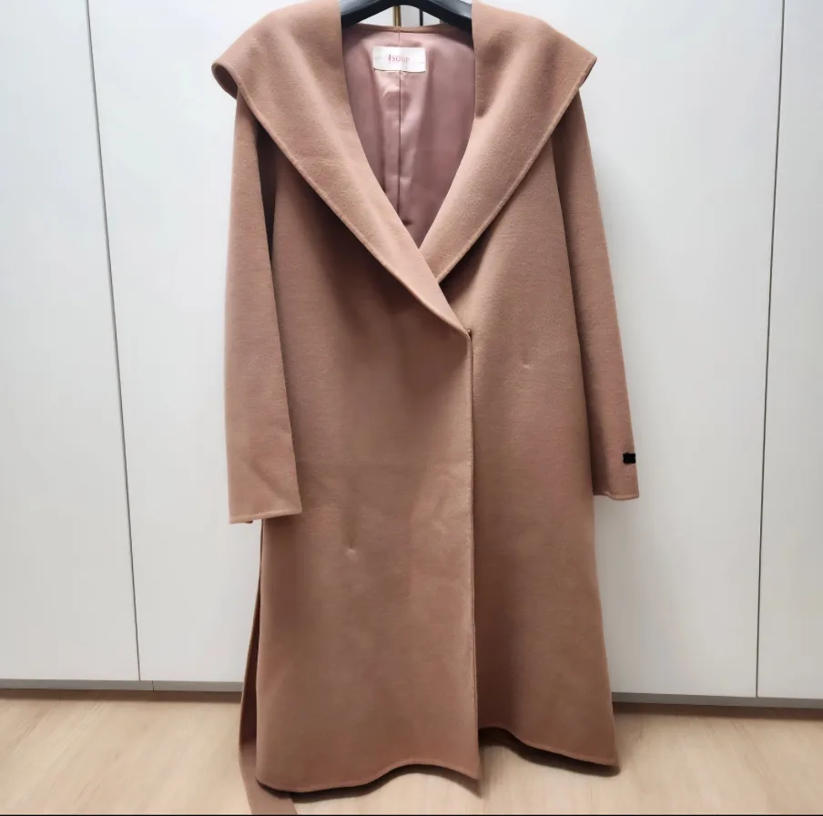 (새상품) soup 겨울 롱코트 핑크색