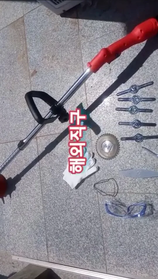 소형 충전식 리튬배터리 잔디깎는기계 가정용 예초기 -