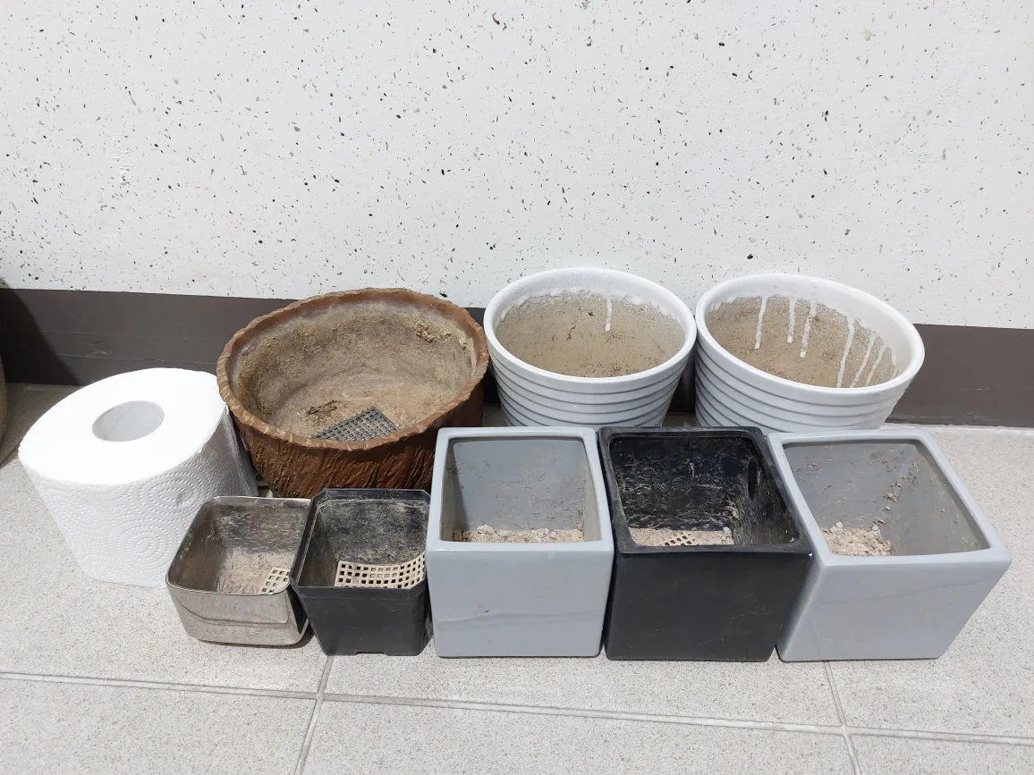 다양한 중고 화분 9개 일괄