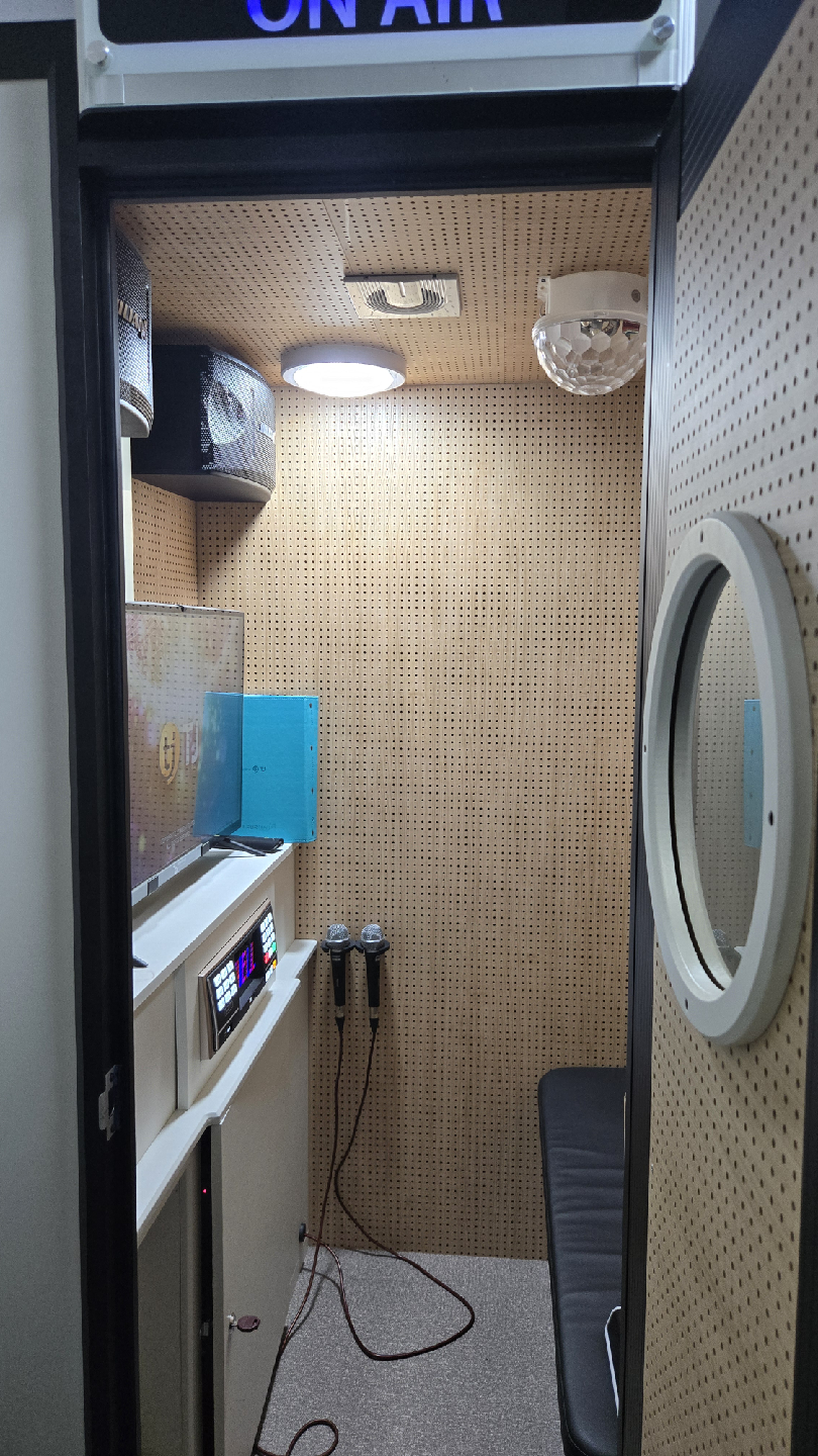 KS 미디어 코인노래방 가정용 기계 풀세트 방음부스