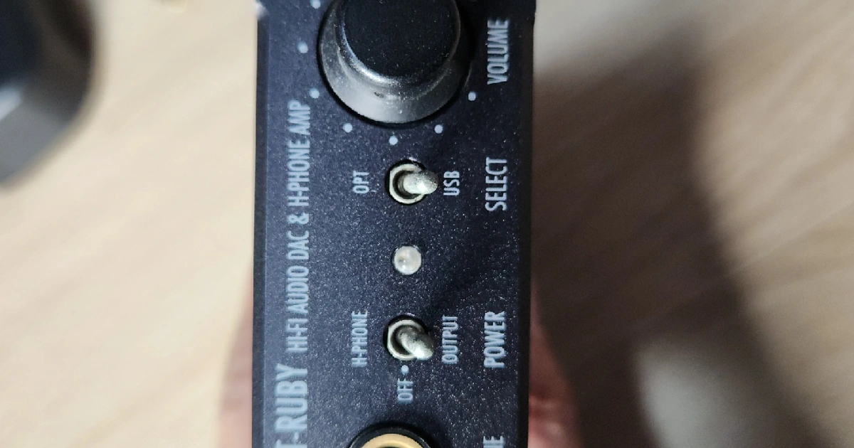 Ruby Films Dac CARAT-RUBY DAC 헤드폰 앰프 PC-FI | 디지털기기 | 당근 중고거래