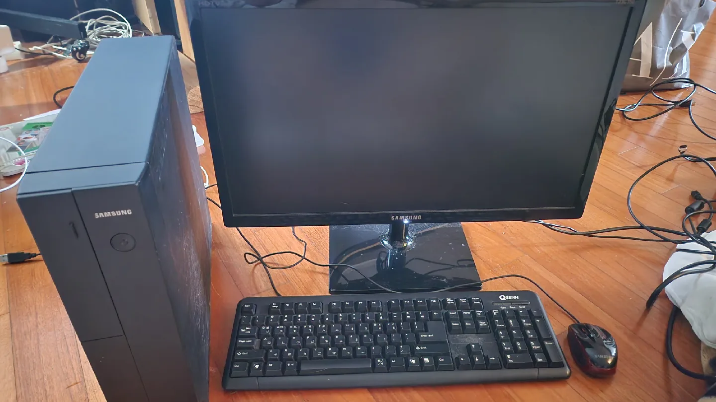 가정 업무용 삼성 저전력 슬림pc 셋트