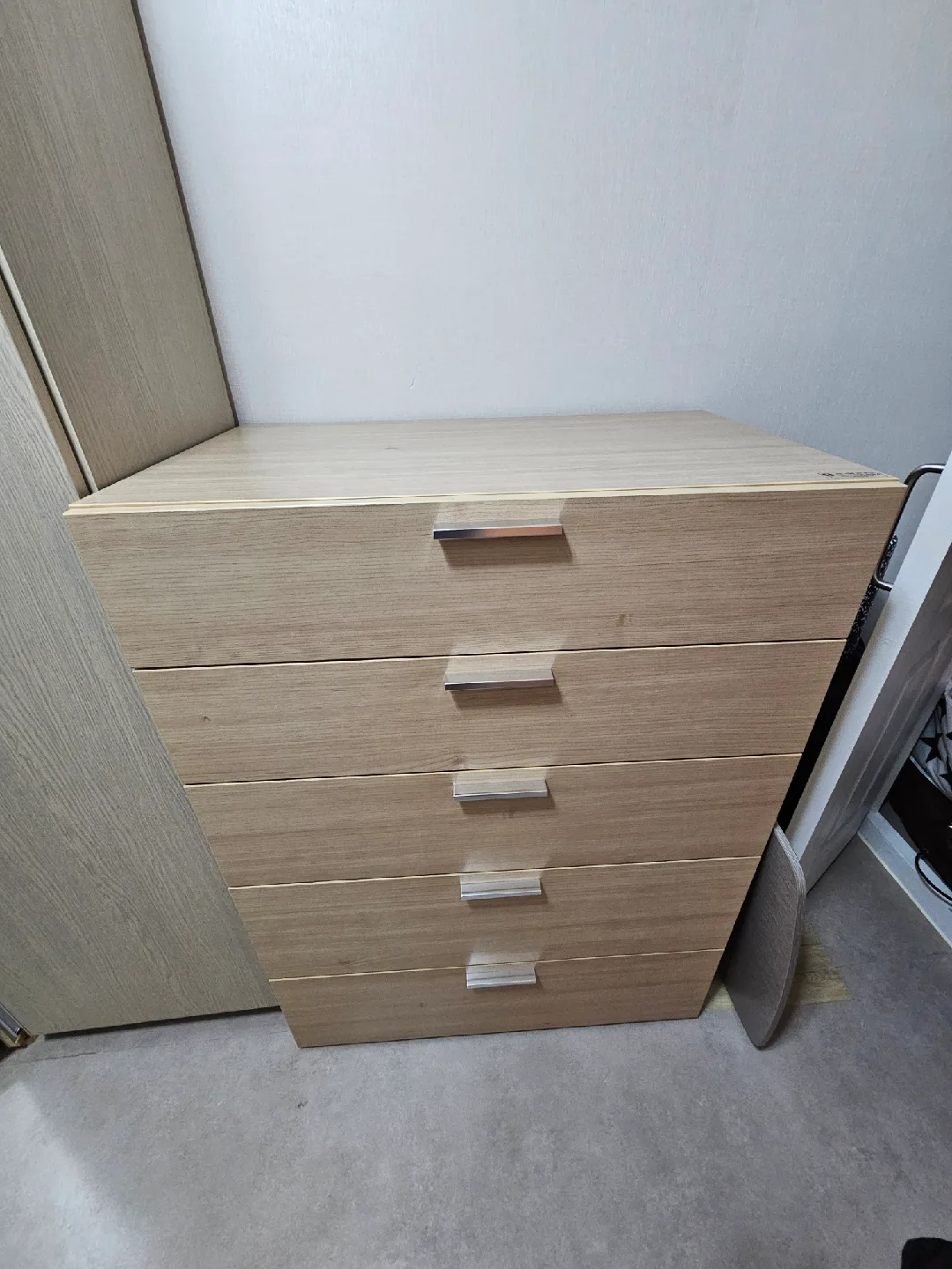 한샘 5단 서랍장