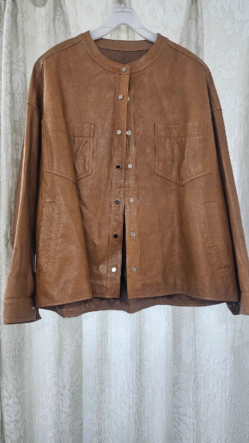 Sandro 천연 양가죽 자켓 (85)