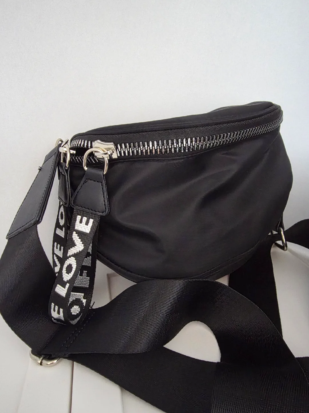 끄레앙 블랙 슬링백 미니 크로스백 [중고]