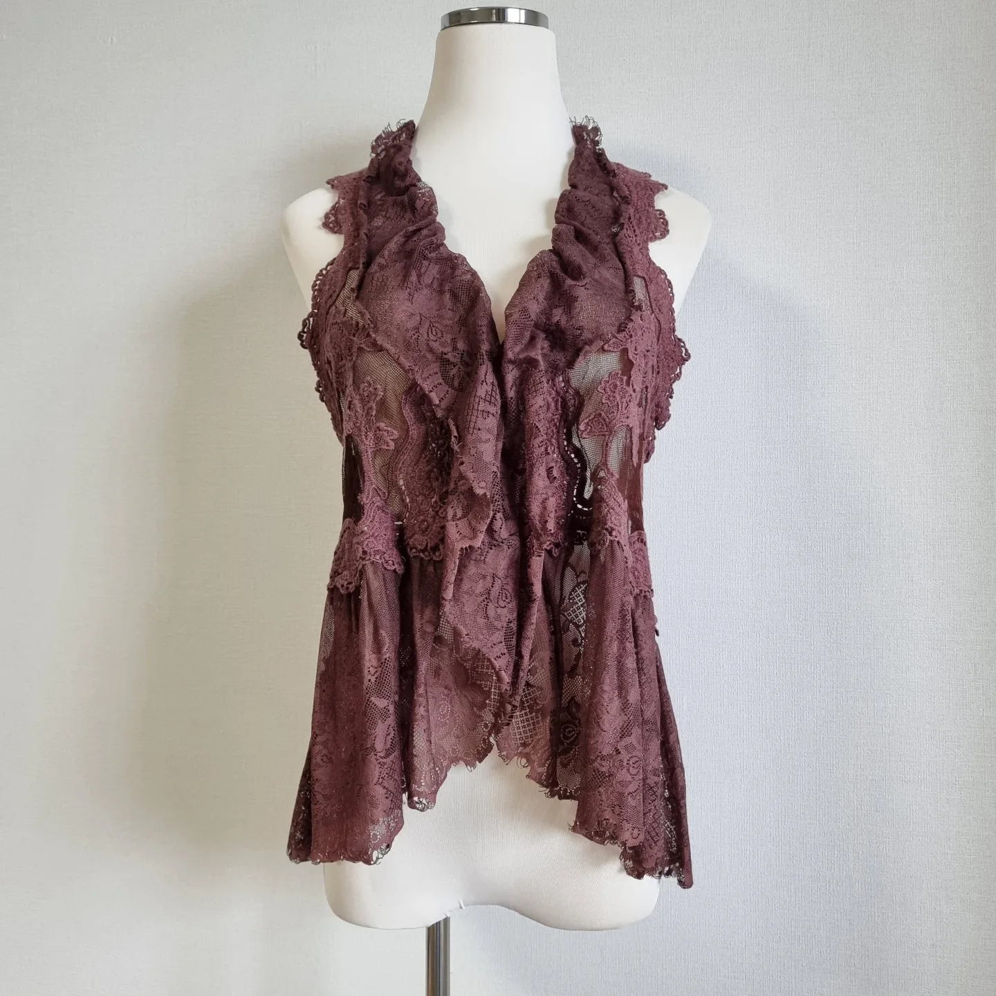 리즈리사 레이스 볼레로 오픈형 베스트 레이어드 조끼 (희귀/초레어/소장품정리)