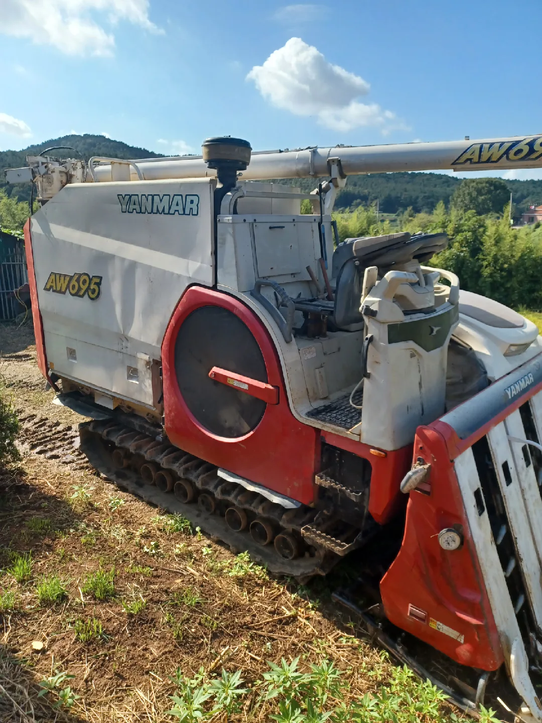 얀마 AW695 콤바인 중고