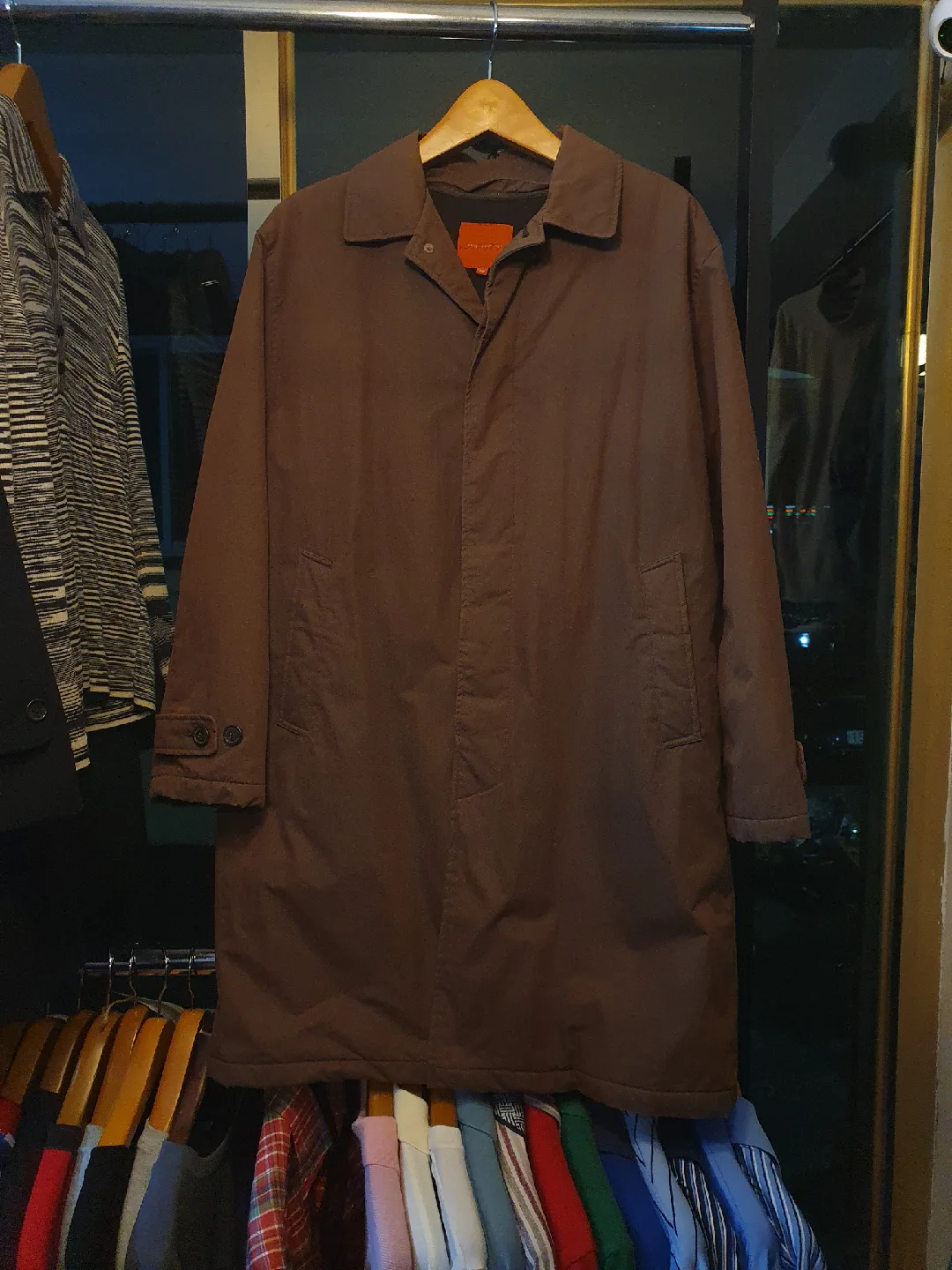 카루소 안감 분리가능 싱글 버튼 롱 자켓 코트 100사이즈