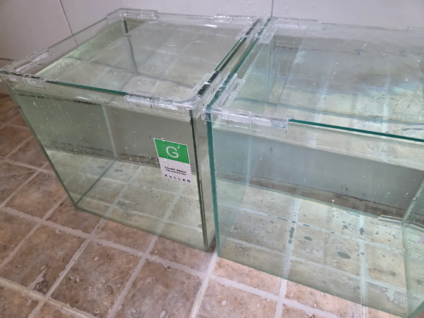 어항 25큐브 켈란 중고 2개 일괄