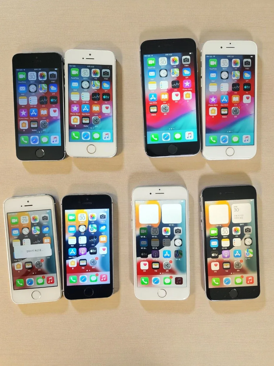 아이폰5s , 6 , se1 , 6s 팝니당!! 배터리효율100퍼 실버 스그