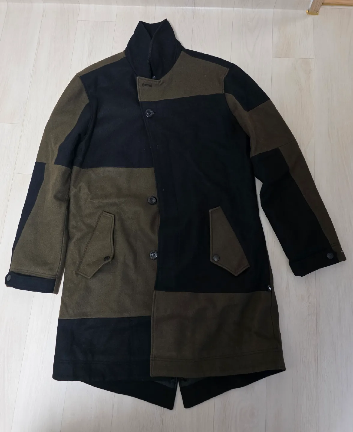 코너스 컬러블록 코트 L