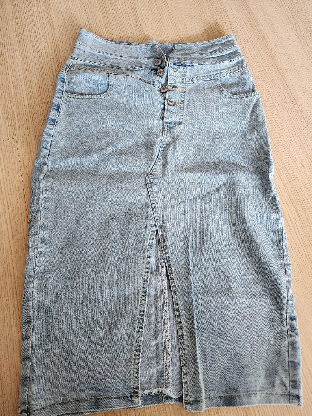 청 데님 스커트 XL