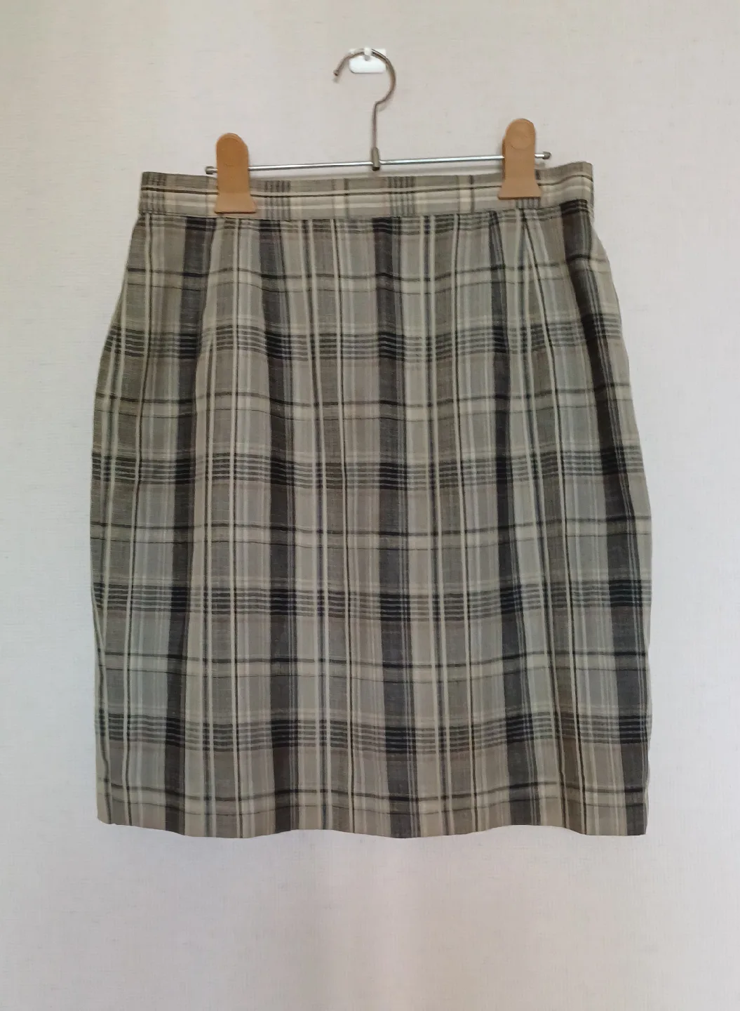 체크 스커트 (데미안)