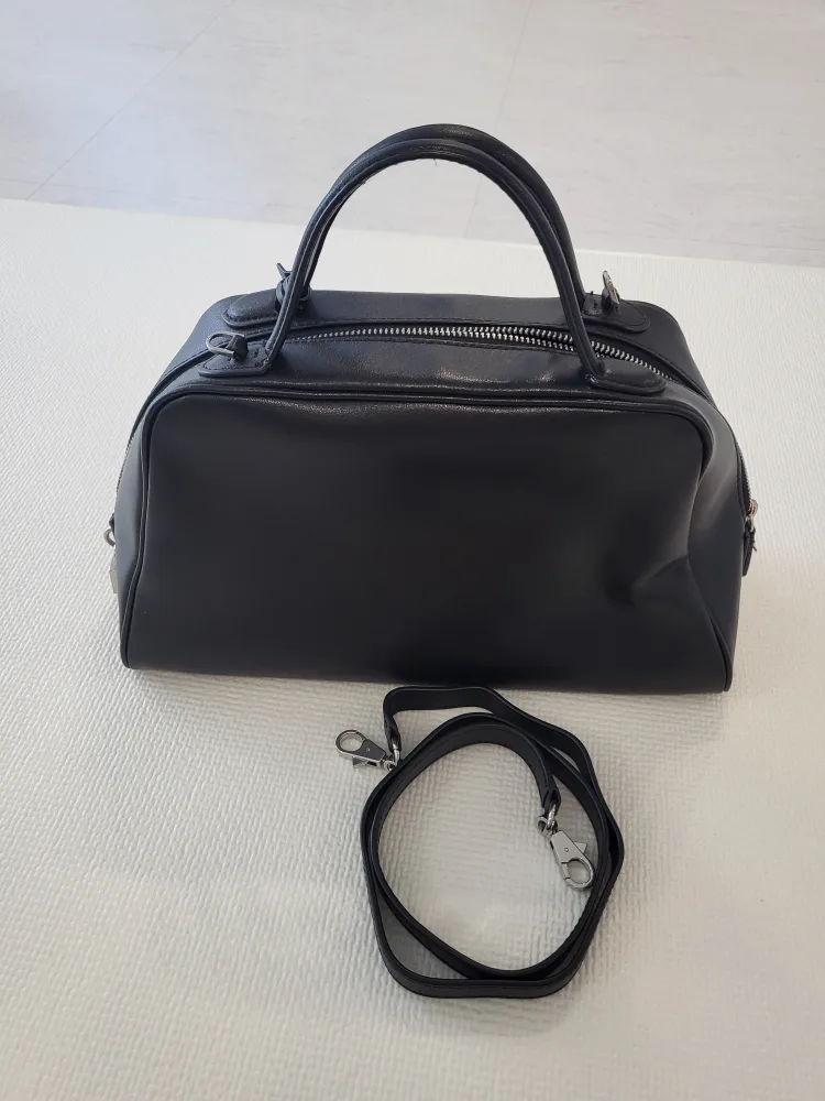 블랙 토트백(크로스 가능)