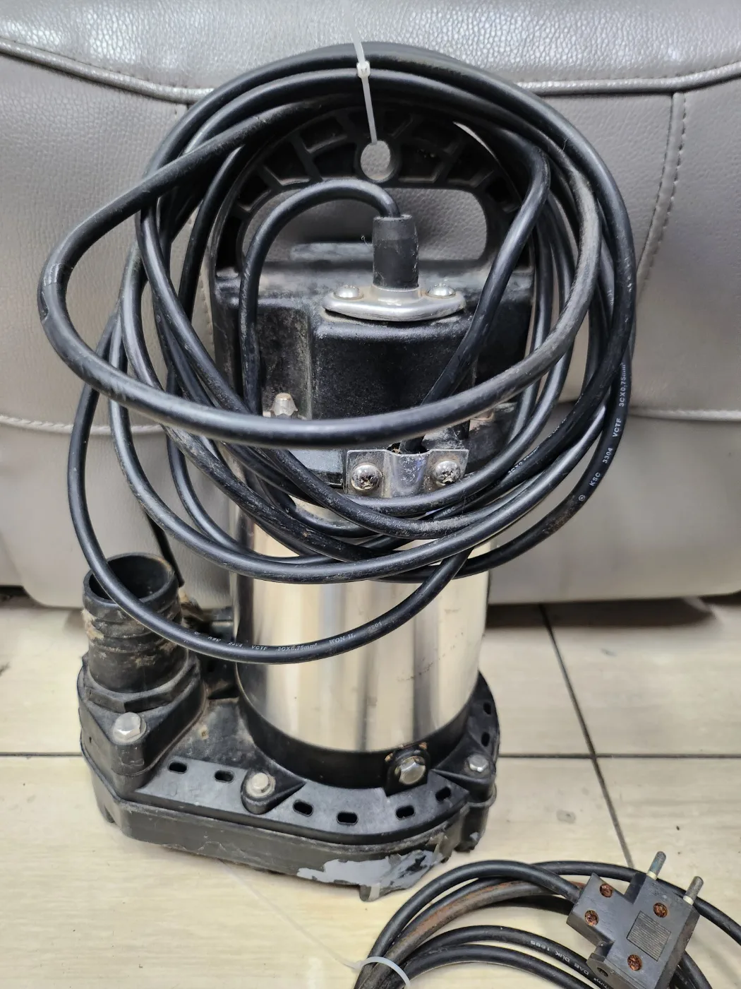 스텐 수중펌프 한일 IP-435 자동 수동 겸용 중고입니다